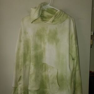 Dip Light Green Cotton Blend Top